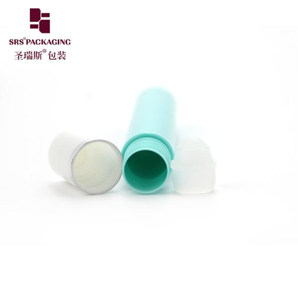 15ml White Plastic Roll On Bottle for Essential Oil Perfume with Screw On Cap Smooth Surface