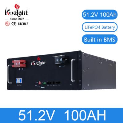As telecomunicações do apoio o módulo da montagem em rack da bateria da alta segurança 51.2V 100Ah LiFeO4 da central elétrica