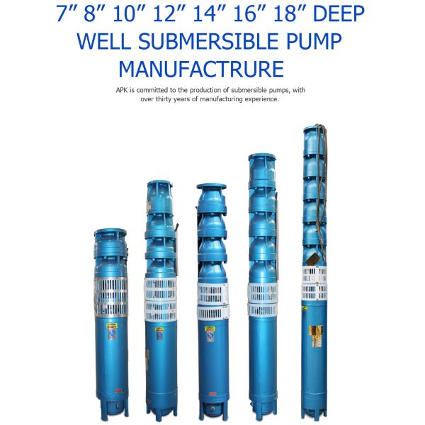 220kw 260kw 300kw 600m3/H Cast Iron Submersible Pumps