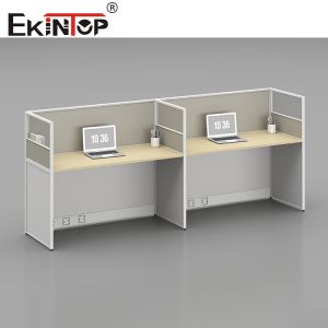 Ekintop Workstation Desk Modular Staff Cubicle Partition Office Workstation Desk