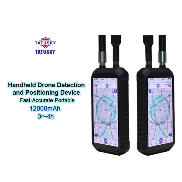 Handheld Drone Detector With 100MHz-6GHz Passive Detection 3km Range IP54 Rating