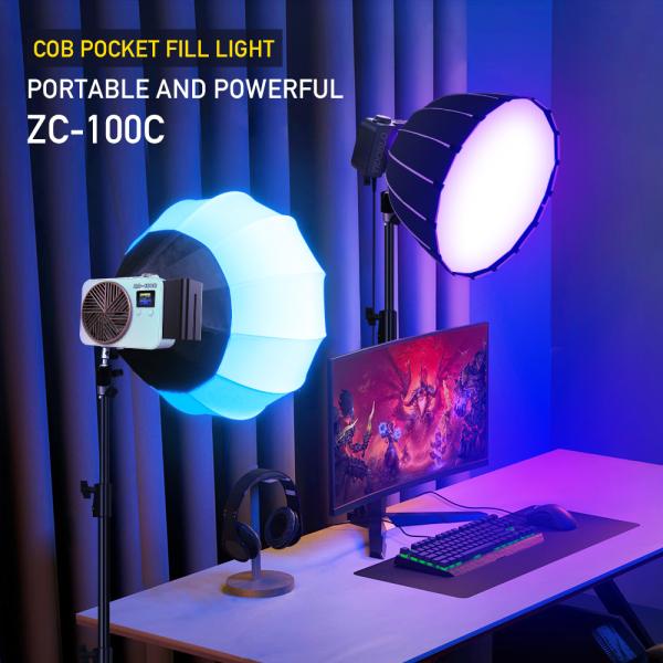 RGB color light 100w pocket fill light easy to carry with 100% brightness suitable for photography fill light