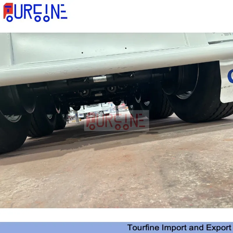 80 Ton 4 Axle Dump Semi Trailer with Hydraulic Front Tipping System
