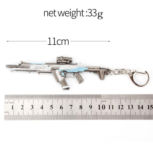Apex Legends R301 Carbine Assault Rifle Metal Gun Keychain Muti skin