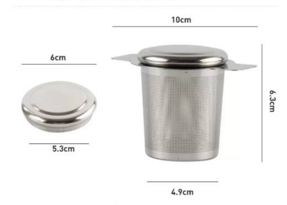 Ручки двойника Infuser чая металла зеркала качества еды полируя свободные