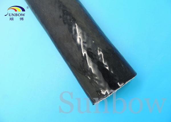 Silicone Coated Fibreglass Fire Protective Fire Sleeving High Temperature