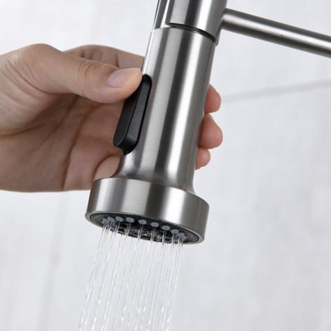 Pulldown Deck Mounted Kitchen Faucet Kitchen Sink Tap With Flexible Spout