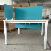 Station de travail de bureau modulaire en bois avec partition de bureau
