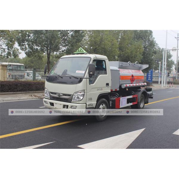 Forland Mini Truck diesel 2000l 1500L Capacity Fuel Tanker Truck With Dispenser