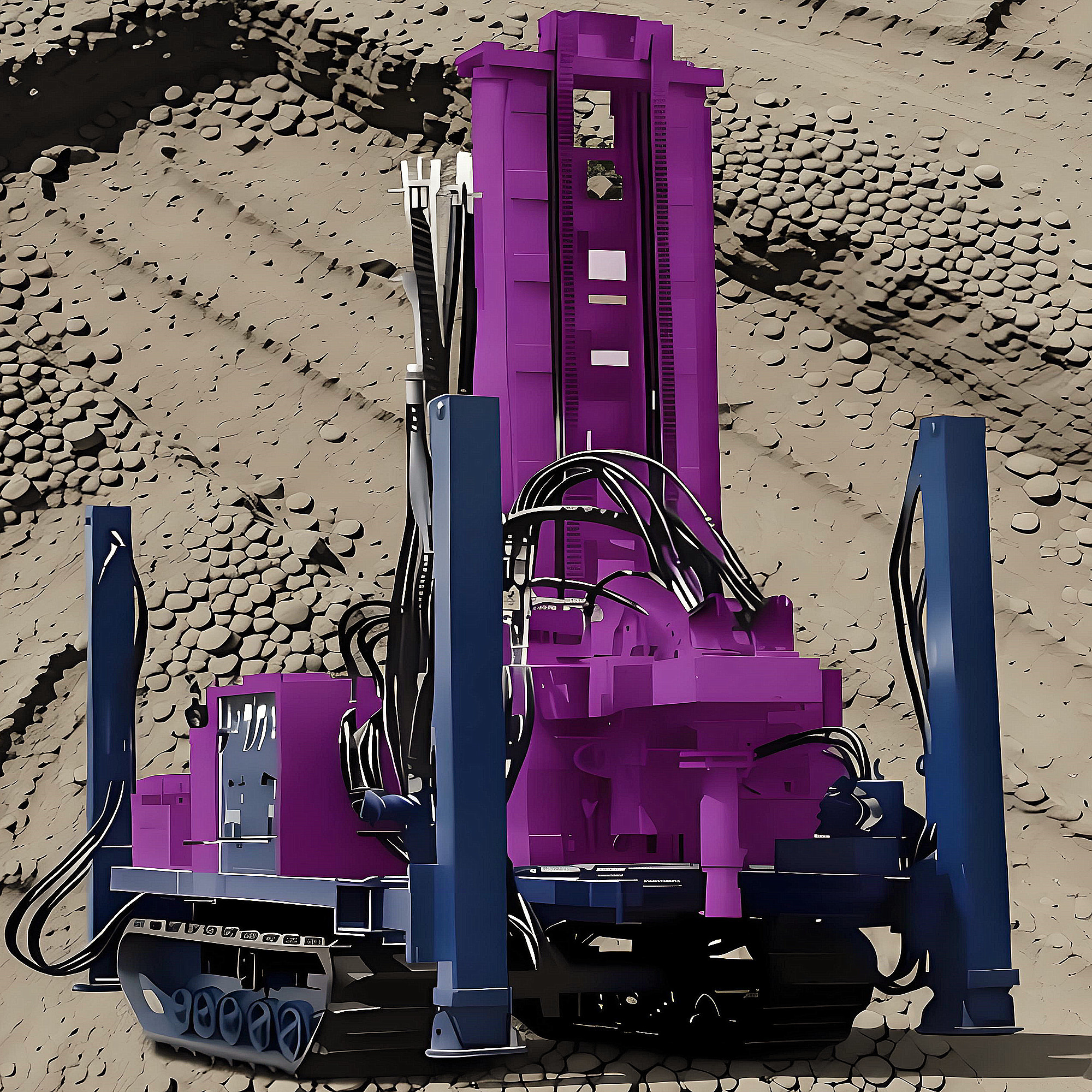 Dual Tube Drilling Systems Sonic Drill Rig Engineering Surveys Portable Core Drilling Rig Machine