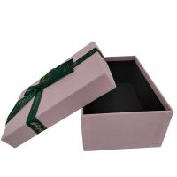 Caixa de presentes de luxo de vestuário Caixas de presentes de cartão de veludo personalizadas