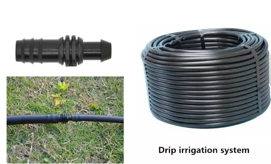 Микро- штуцеры обжатия капельного орошения соединителей трубопровода полива воды Дн12