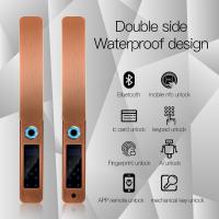IP68 impermeable FPC huella digital cerradura de puerta inteligente Bluetooth Antigua