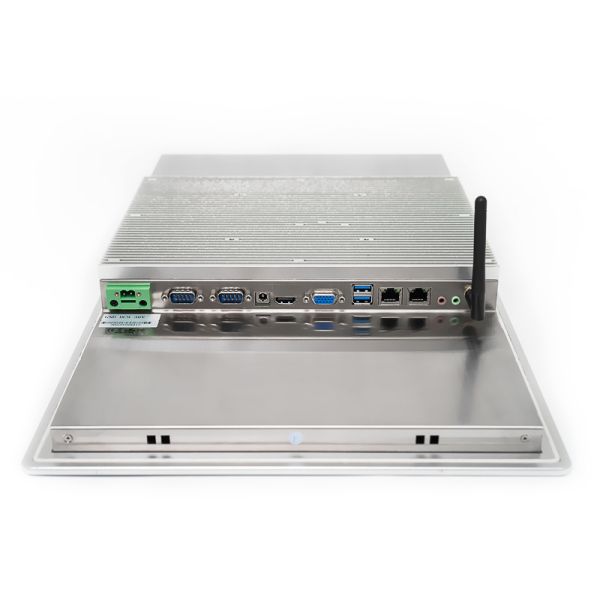 15 Inch Industrial LCD Embedded Panel PC With 2 x USB On Front