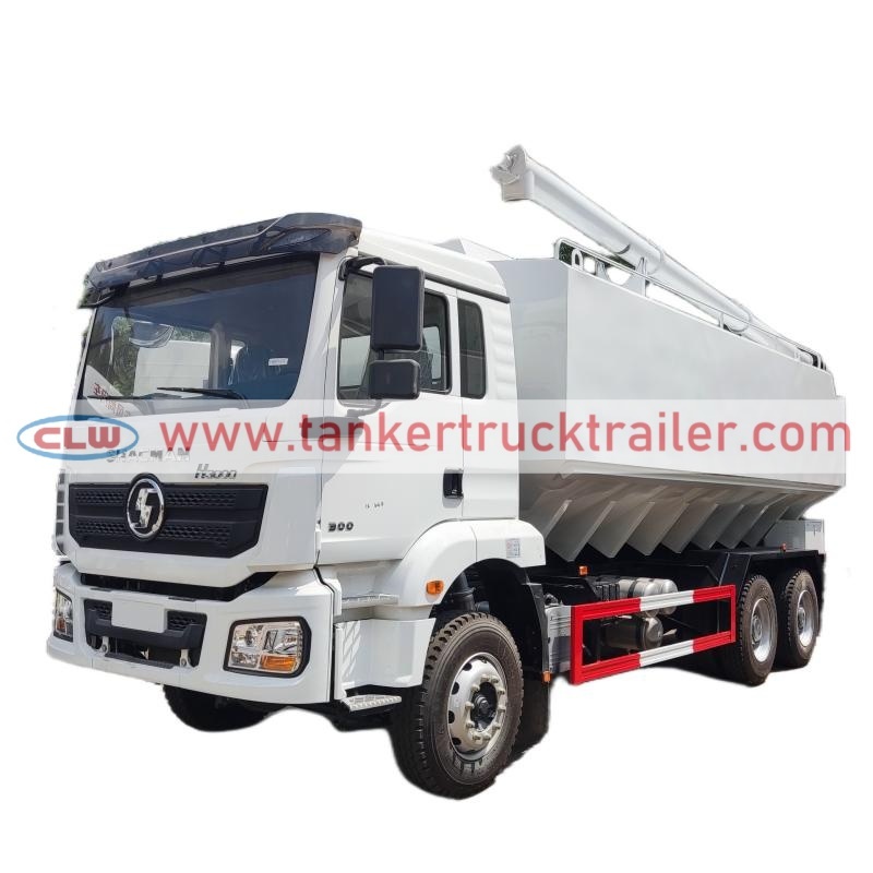Shacman 6X4 15ton Bulk Feed Delivery Vehicle for Poultry and Livestock Farms