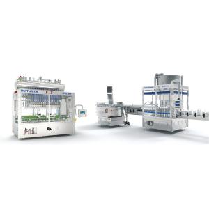 Capsulador do enchimento da garrafa do alimento e da bebida da estrutura de três