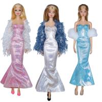 Pink Color Fashionable 11.5 inch pink collection doll dress for  Dolls