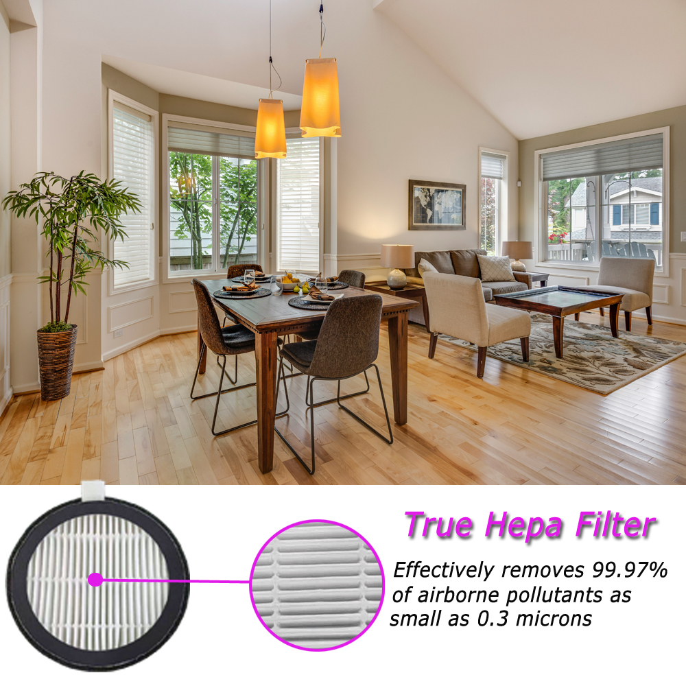 High Efficiency H13 HEPA Air Purifier Filter with Activated Carbon and Customizable Size