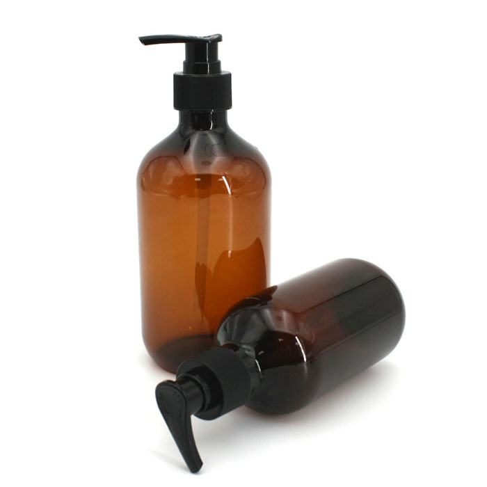 бутылка шампуня 121mm 280ml 480ml прозрачная янтарная