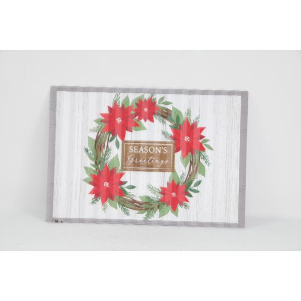 Modern Festive Christmas Metal Ornaments in Traditional Colors