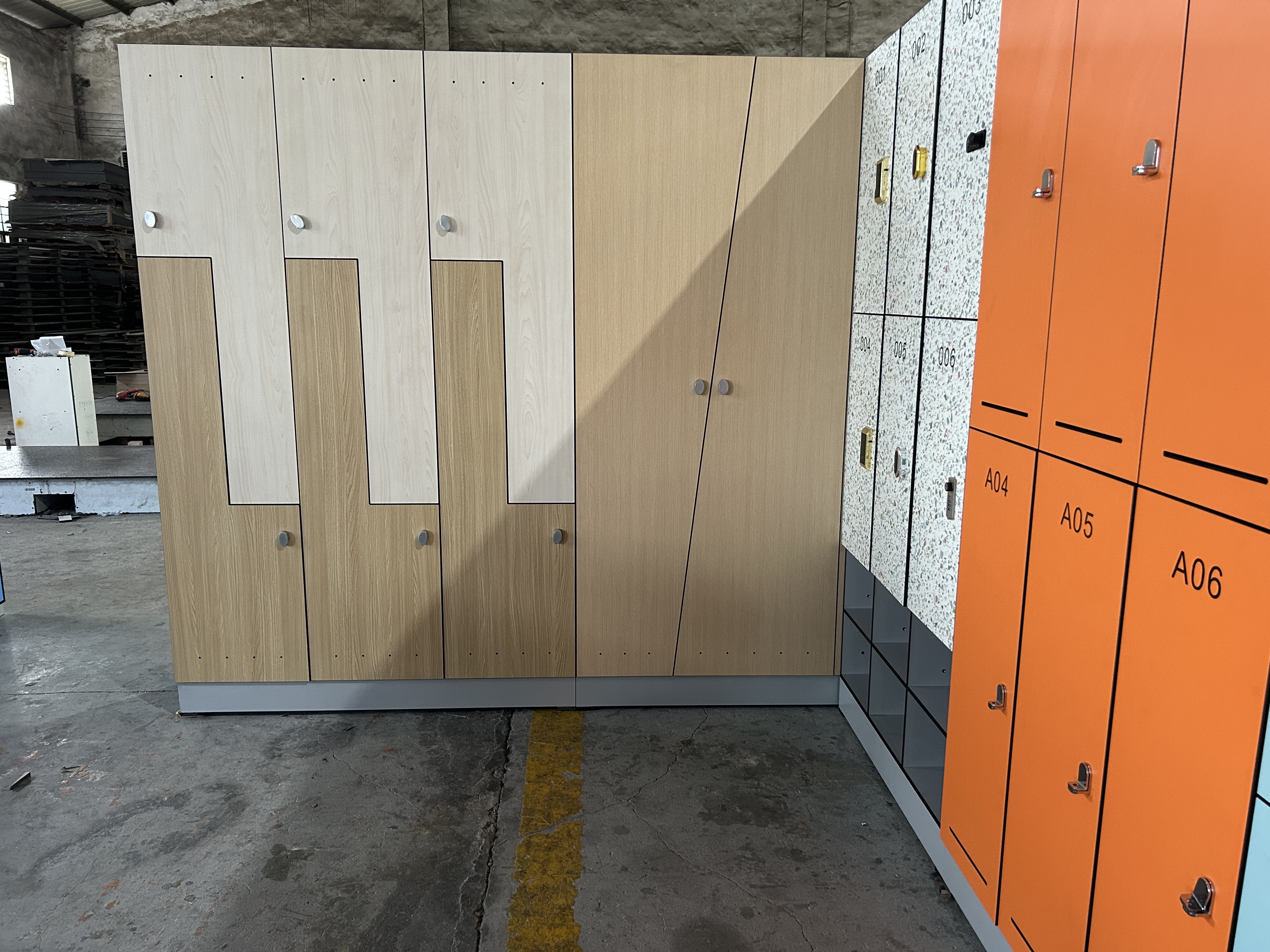 Custom Commercial Storage Lockers | Factory Full Panoramic Real Shots