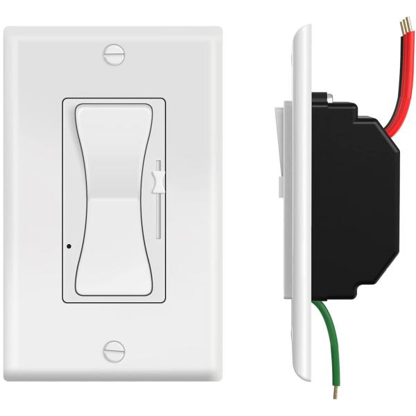 Wall Mount 120V Slide Dimmer Switch LED Strip Light Control Module Controller