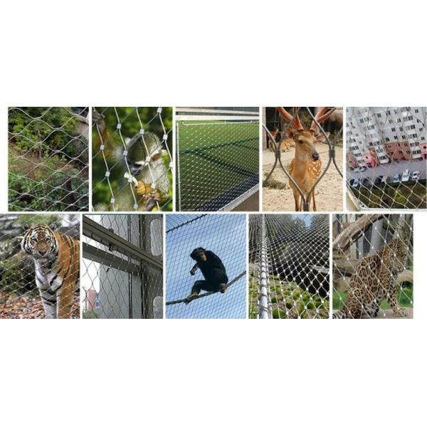 Rope Fencing Screen Architectural Wire Mesh
