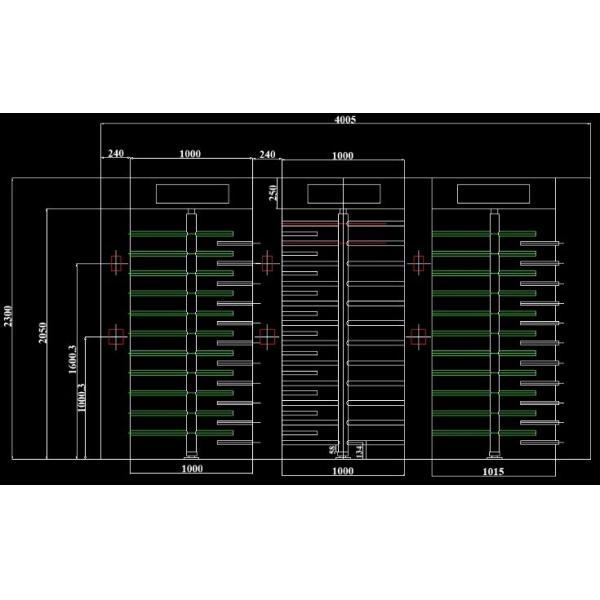 Смарт-карта IC турникета высоты анти- счетчика запаса электрическая/управление ID для входа