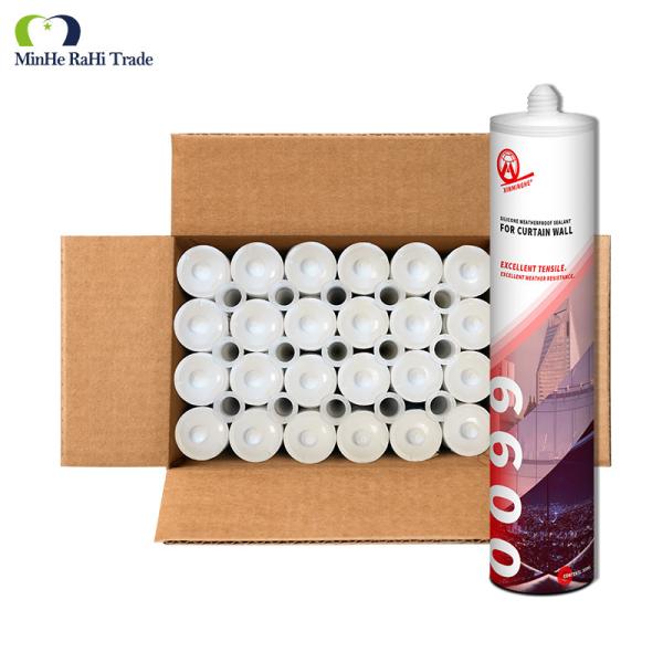 Curtain Wall Woodwork Structural Silicone High Strength Structural Waterproof Sealant MH6600 Volume 300ml Cartridge