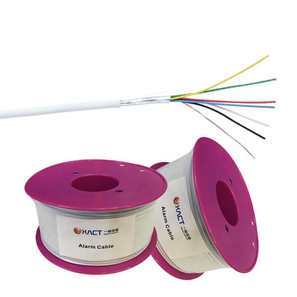 Cable de alarme CCA/Cobre/Cobre/TCCA de 6X0,5 mm com cabo de comunicação de PVC