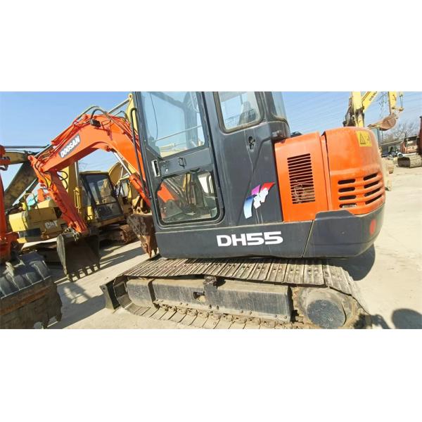 Мини 5 используемый тонной экскаватор Crawler экскаватора DH55-V Doosan гидравлический