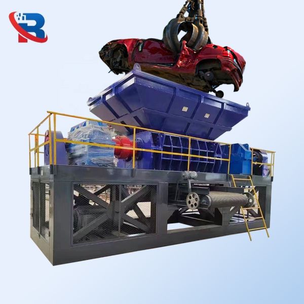 Car Dismantling Shredder - Handles Frames/Engines/Tires in One Process