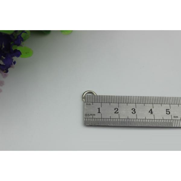 New arrival handbag 6 mm nickel metal round wire iron buckles wholesales