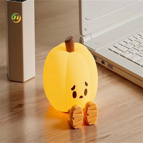 Современный подвесный светильник Милая и интересная Силиконовая тыквенная лампа для ресторана