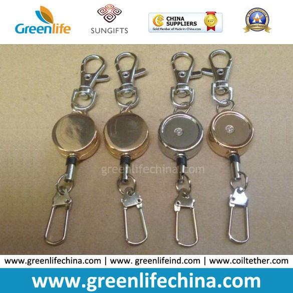 Top Quality Logo Printing Badge Reel Holder W/Metal Bottle Opener