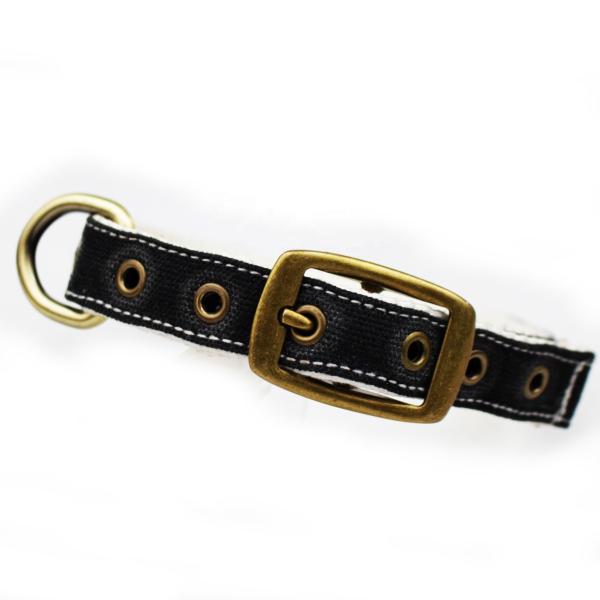 C505 Wholesale Adjustable Canvas Cotton Waterproof Pet Dog Training Collar Sublimation
