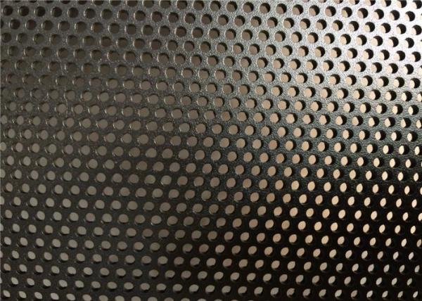 Stable Double Doors Round Hole Aluminum Perforated Sheet Easy To Clean / Install