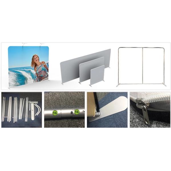 Folding Trade Show Booth Displays , Conference Exhibit Displays 3X3 No Plastic