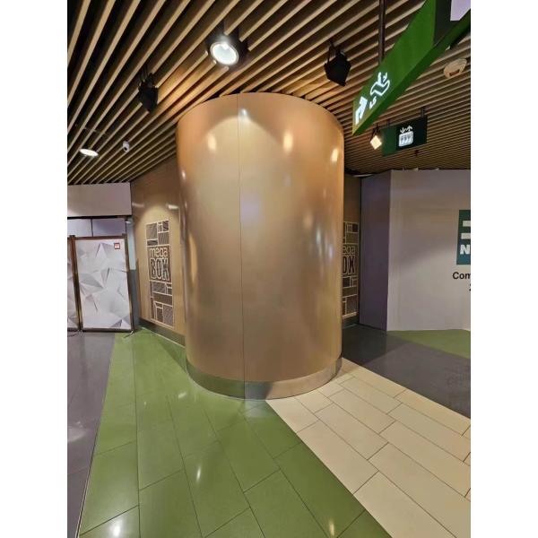 Soft P2 Curve Indoor Fixed Led Screen Cylinder Wall In Shopping Center Advertising
