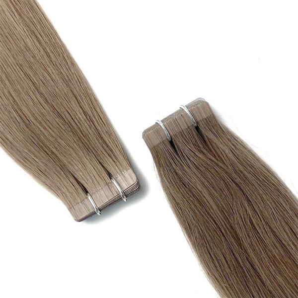 Upgrade Your Style with Straight Tape Ins Extensions 100% Human Hair Cuticle Aligned