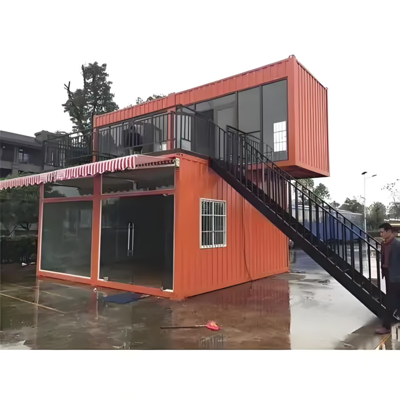 Detachable, Movable, Prefabricated Camping Shelters, Hotel Apartments, Durable Steel and Modular Small Houses Potable House