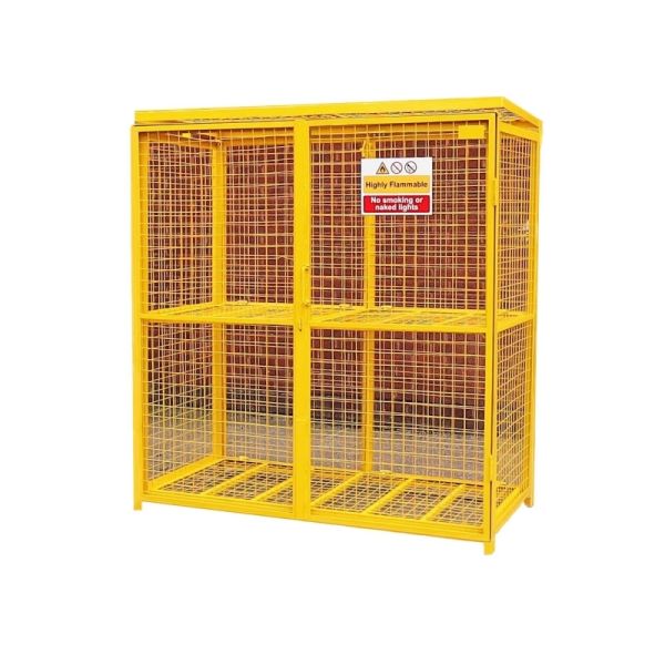 Corrosion Resistance Gas Canister Storage Cage For Warehouse Rust Proof