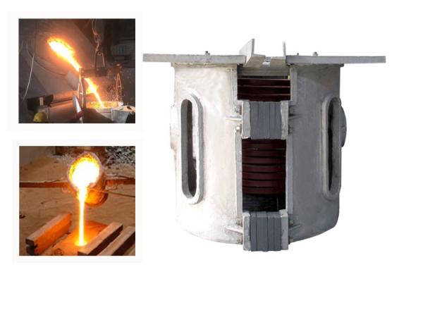 100kg 250kg 500kg 750kg 1T Tilting Furnace Electric Smelting Metal Melting Industrial Furnace
