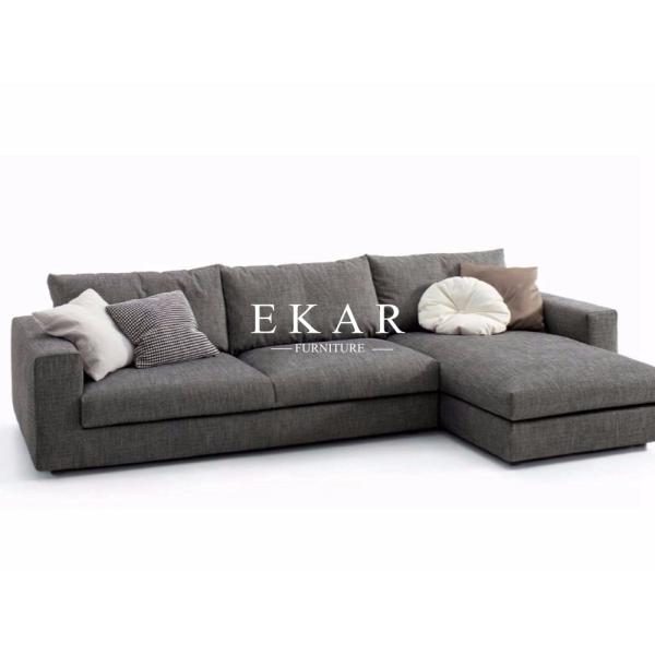 Sofa Set 7 Seater Furniture Leather Or Fabric Cover L Shape Sofa