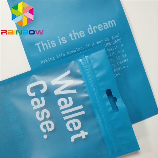 Мешок Ziplock ясного уплотнения штейна 3 бортового плоский для крышки случая телефона/привязывает упаковку