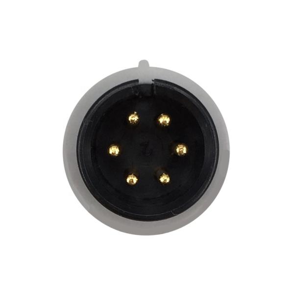 General 6 Pin Holder 3 Lead ECG Cable 2.5M ECG Patient Cables