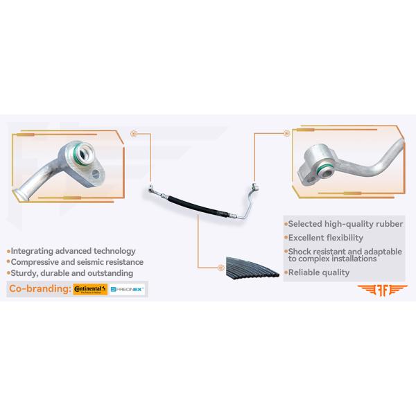 88703-12761 Toyota 00-07 Corolla Fielder 1.3L Discharge AC Pipeline