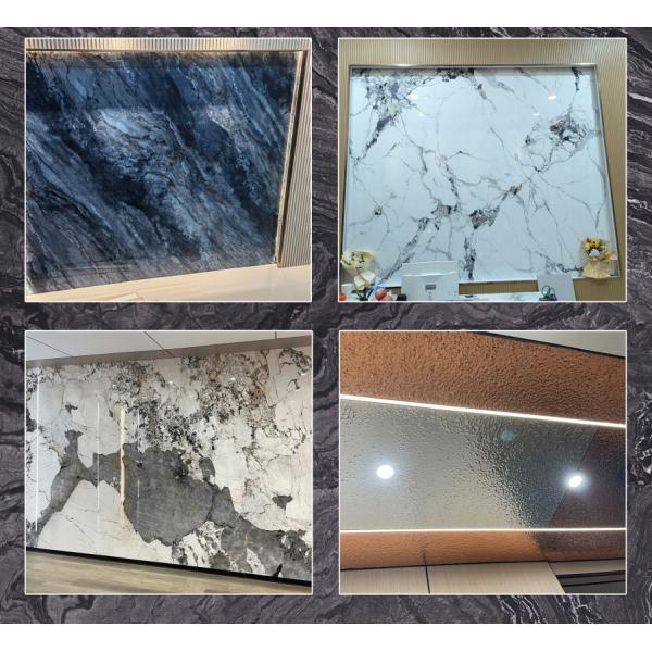 Горячая продажа Бамбуковый угольный стенный панель твердый 1220 X 2800 мм водонепроницаемый композитный мраморный зерно бамбуковый угольный доски