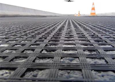 100kn 1-6m Soil Stabilization Glass Fiber Geogrid Reinforcement To Prevent Road Cracks