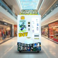 Airports' Ultimate Solution Personalized Cell Phone Cover Vending Machine With Steel Construction